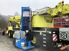 mobile Nutzfahrzeugwaschanlage