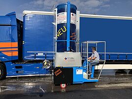 mobile Nutzfahrzeug-Waschanlage