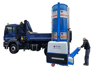 Mobile LKW Waschanlage Kipper 