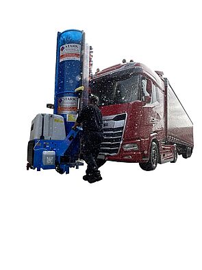 Mobile Bürstenwaschanlage 