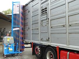 Viehtransporter Truckwash