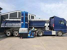 Nutzfahrzeugwaschanlage Bau