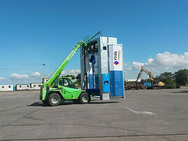 Stark Reinigungsgeräte GmbH - Aufbau Bau Portal LKW Waschanlage