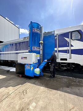 Stark Reinigungsgeräte GmbH - Mobile Waschanlage für Züge