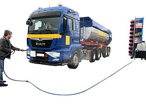 Truckwash mit integr. Hochdruckreiniger