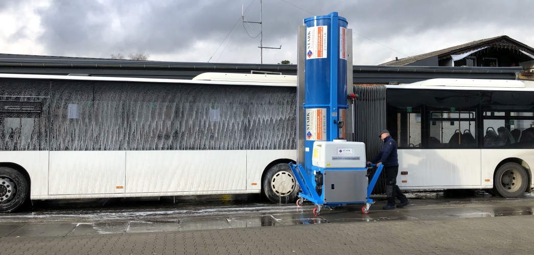 Mobile Waschanlage Bürstenwaschanlage für LKW BUS Wohnmobil